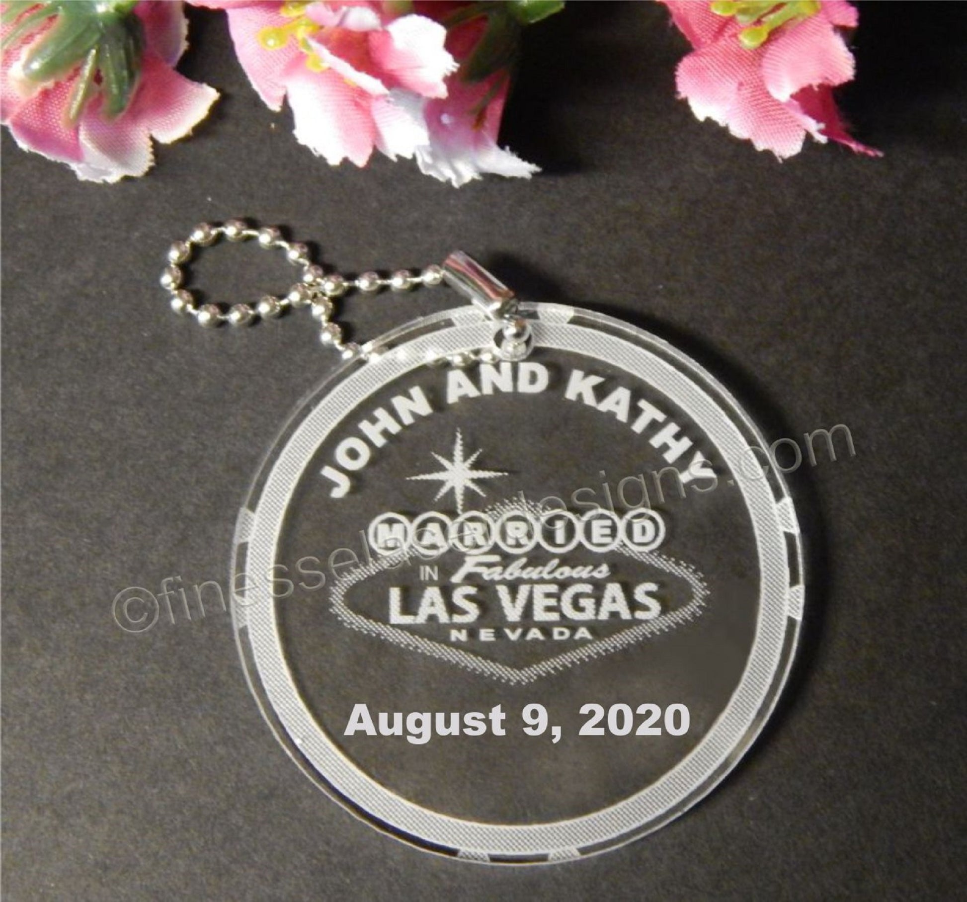 Las Vegas Welcome Sign Keychain-Set of 6