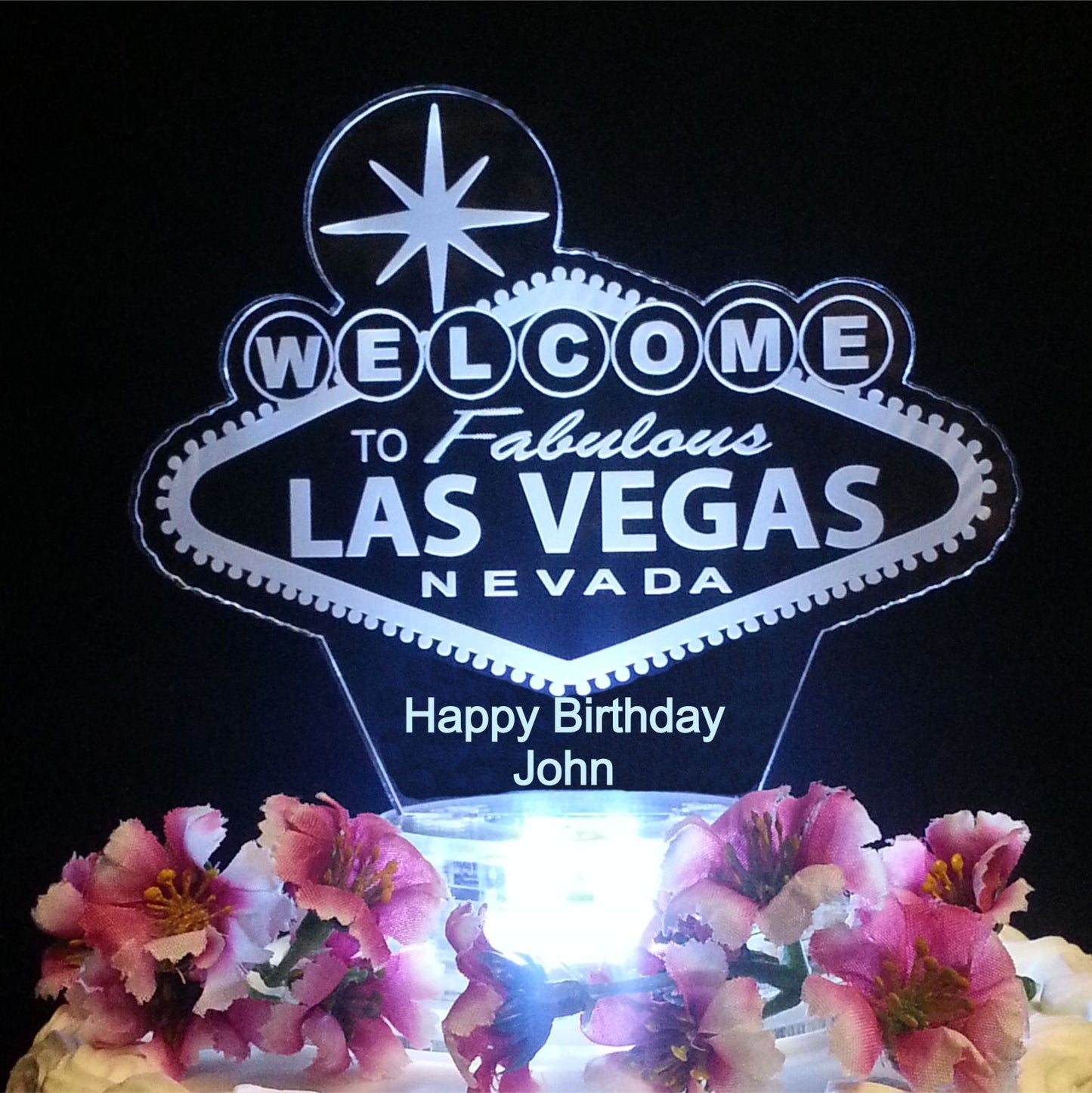 Las Vegas Welcome Sign - Acrylic Key Chain